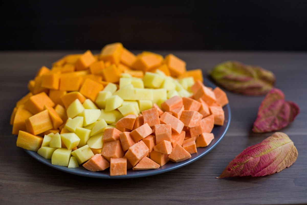 autumn soup butternut squash sweet potato