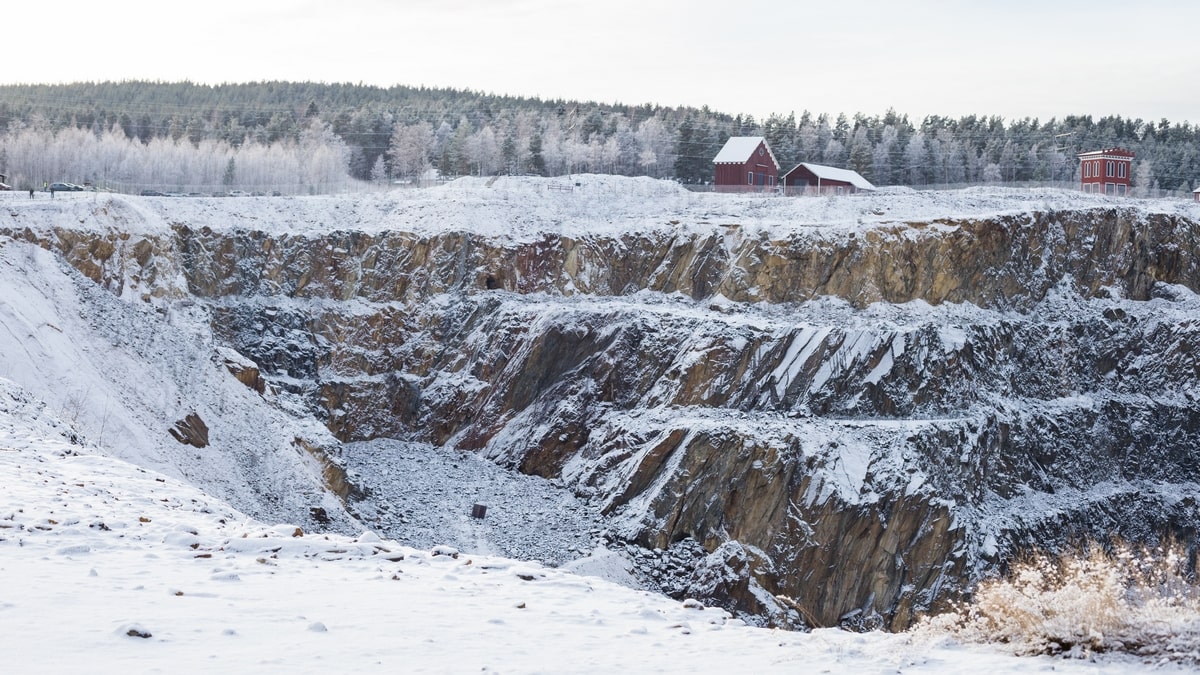 Swedish Christmas Market at the Falun Copper Mine, a World Heritage Site.