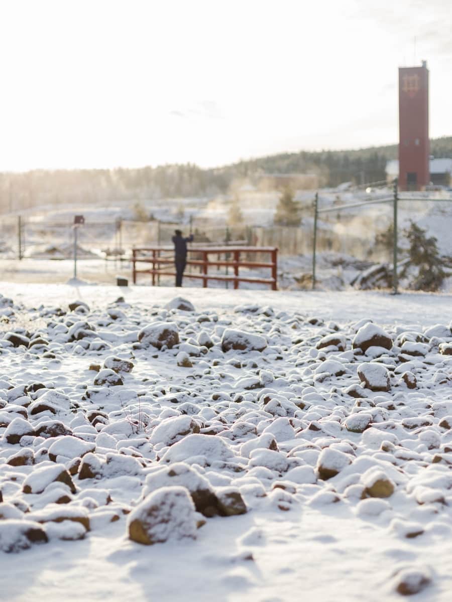 Swedish Christmas Market at the Falun Copper Mine, a World Heritage Site.