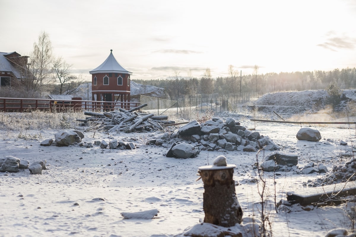 Swedish Christmas Market at the Falun Copper Mine, a World Heritage Site.