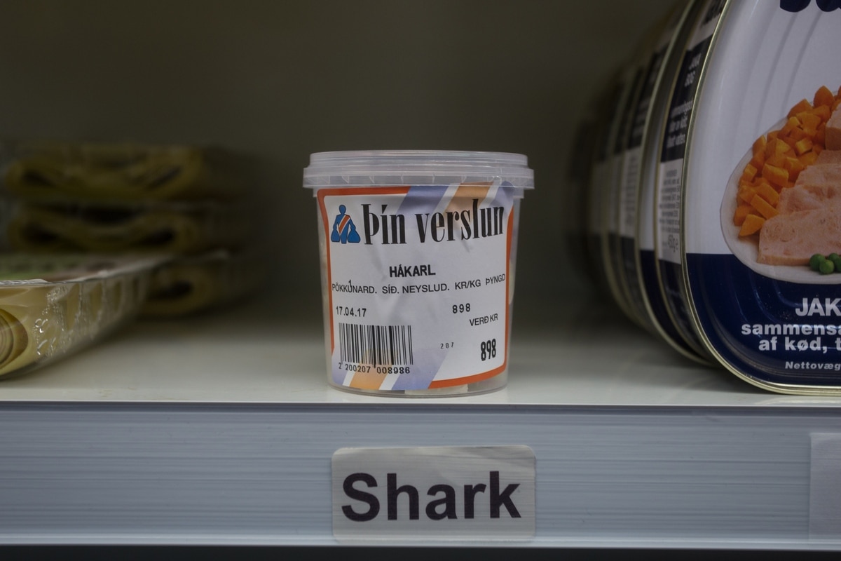 fermented shark supermarket