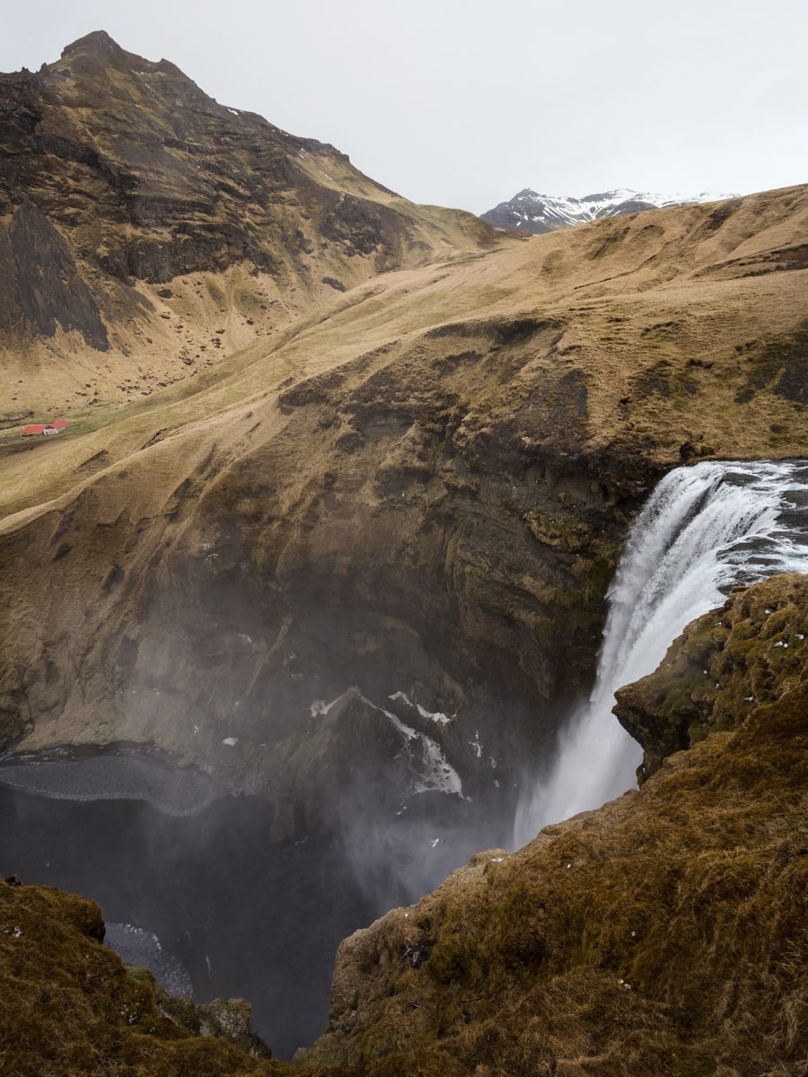 skogafoss waterfall