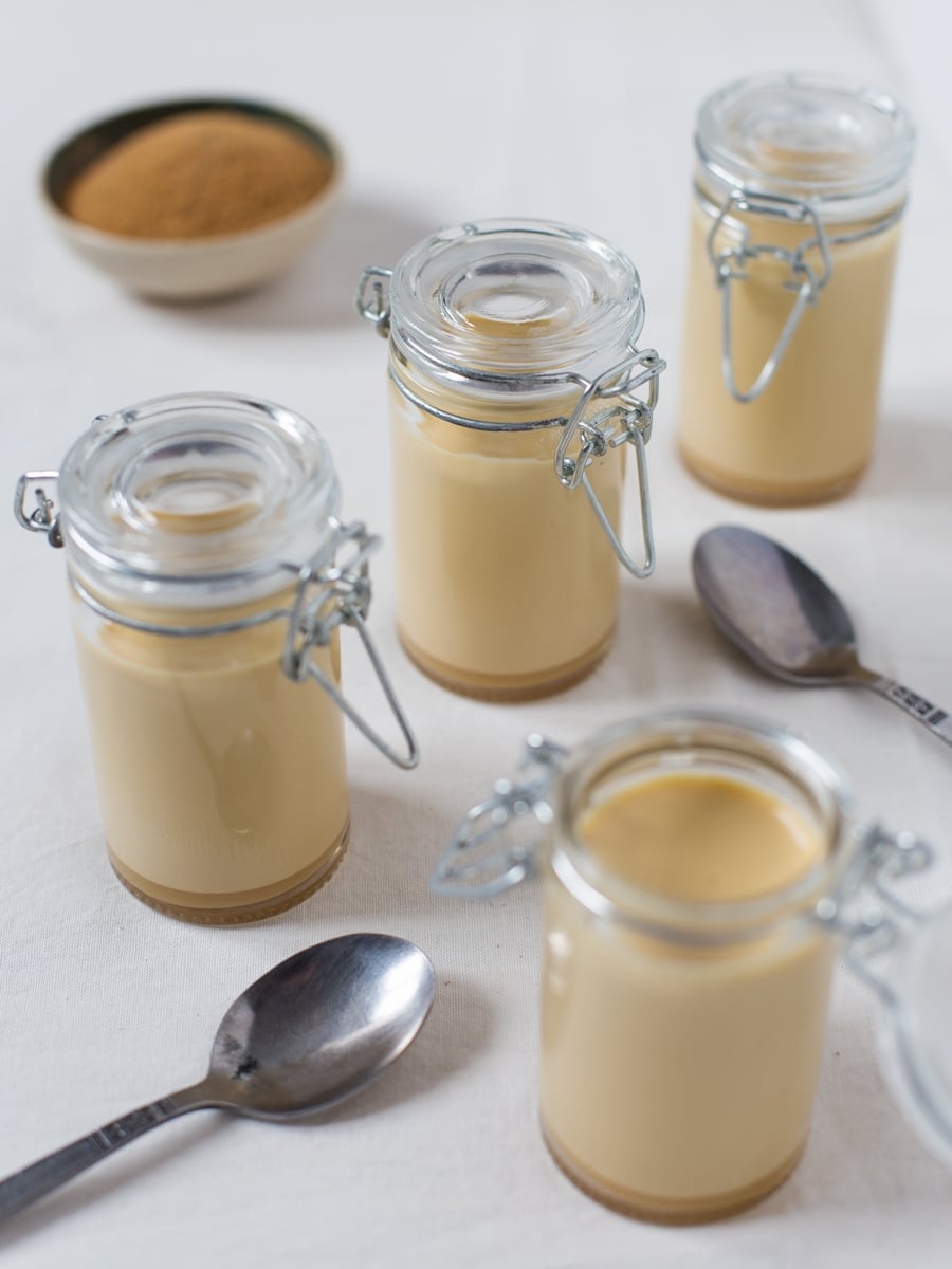 cane sugar panna cotta