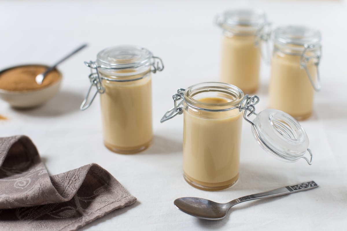 cane sugar panna cotta