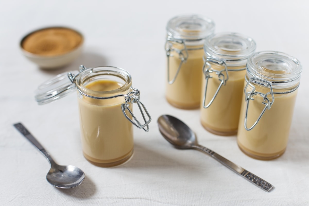 cane sugar panna cotta