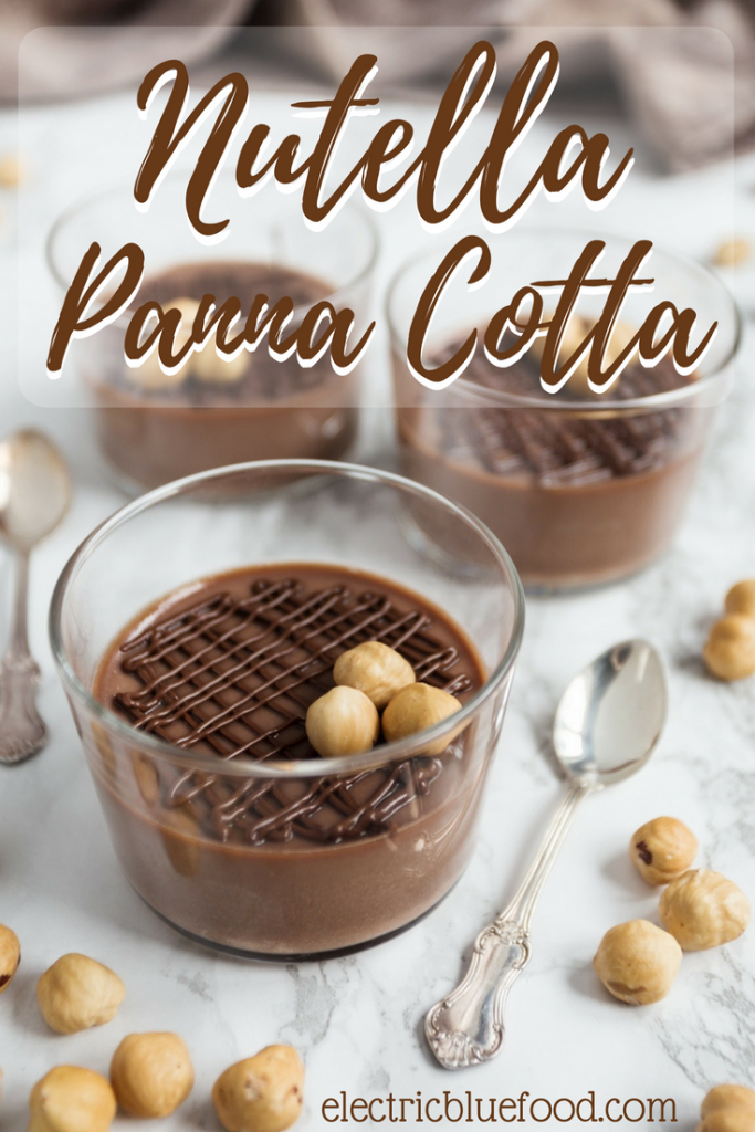 Nutella panna cotta recipe: easy chocolate hazelnut panna cotta flavour. Add hazelnut spread to your panna cotta ingredients to make a delicius dessert.