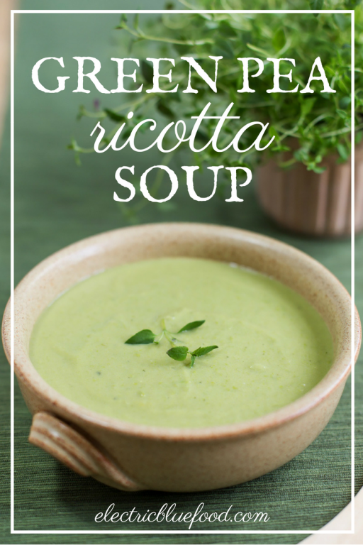 Green pea and ricotta soup recipe