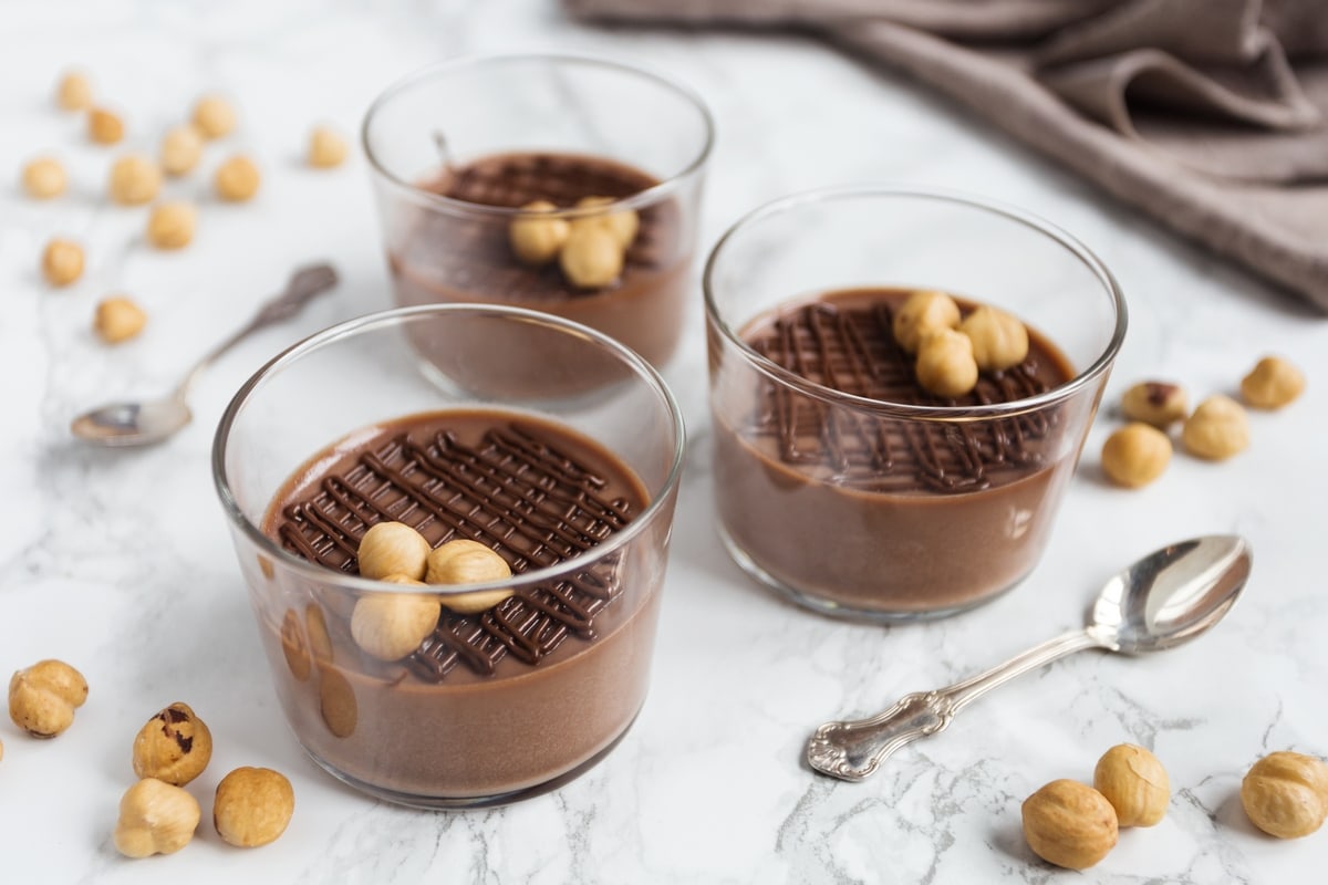 Nutella panna cotta recipe