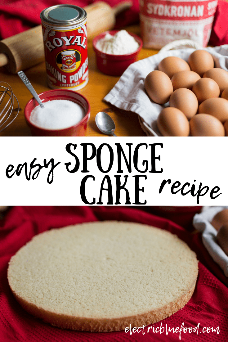 Easy sponge cake recipe. The only recipe you'll ever need for flawless sponge cake layers. Every time.