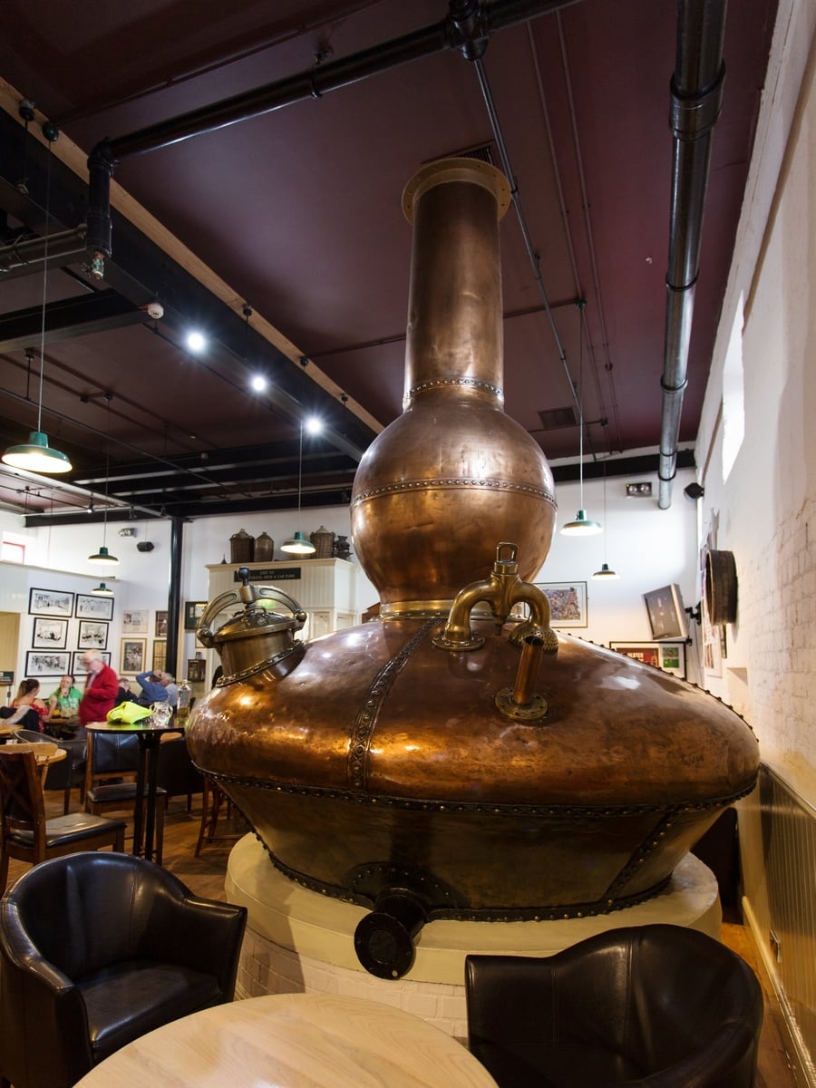 A distillery tour of Ireland. Bushmills.