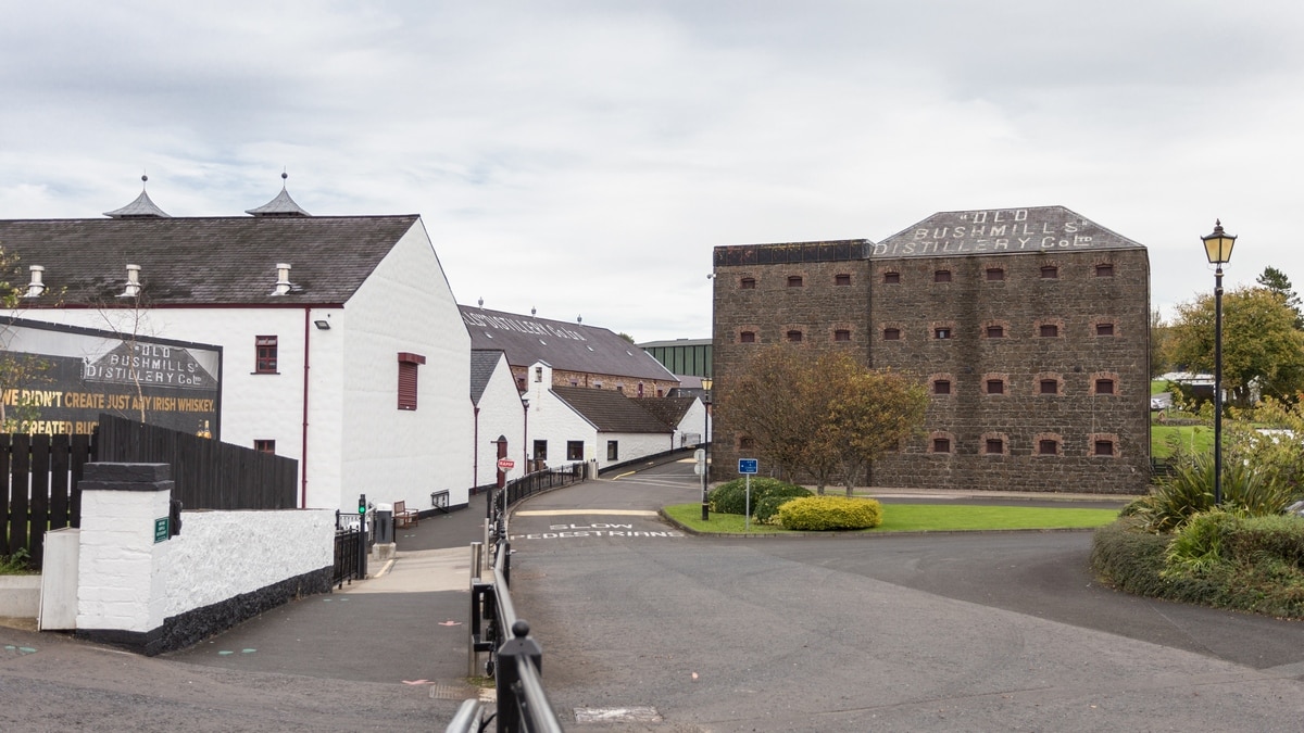A distillery tour of Ireland. Bushmills.