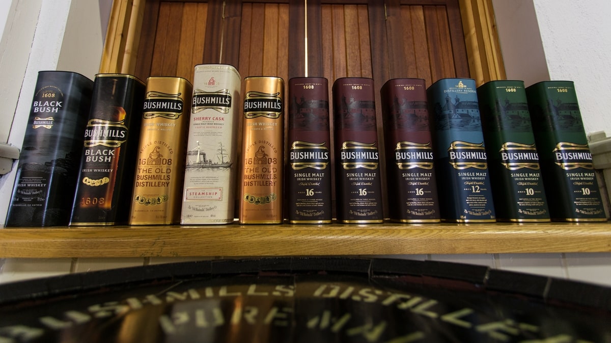 A distillery tour of Ireland. Bushmills.
