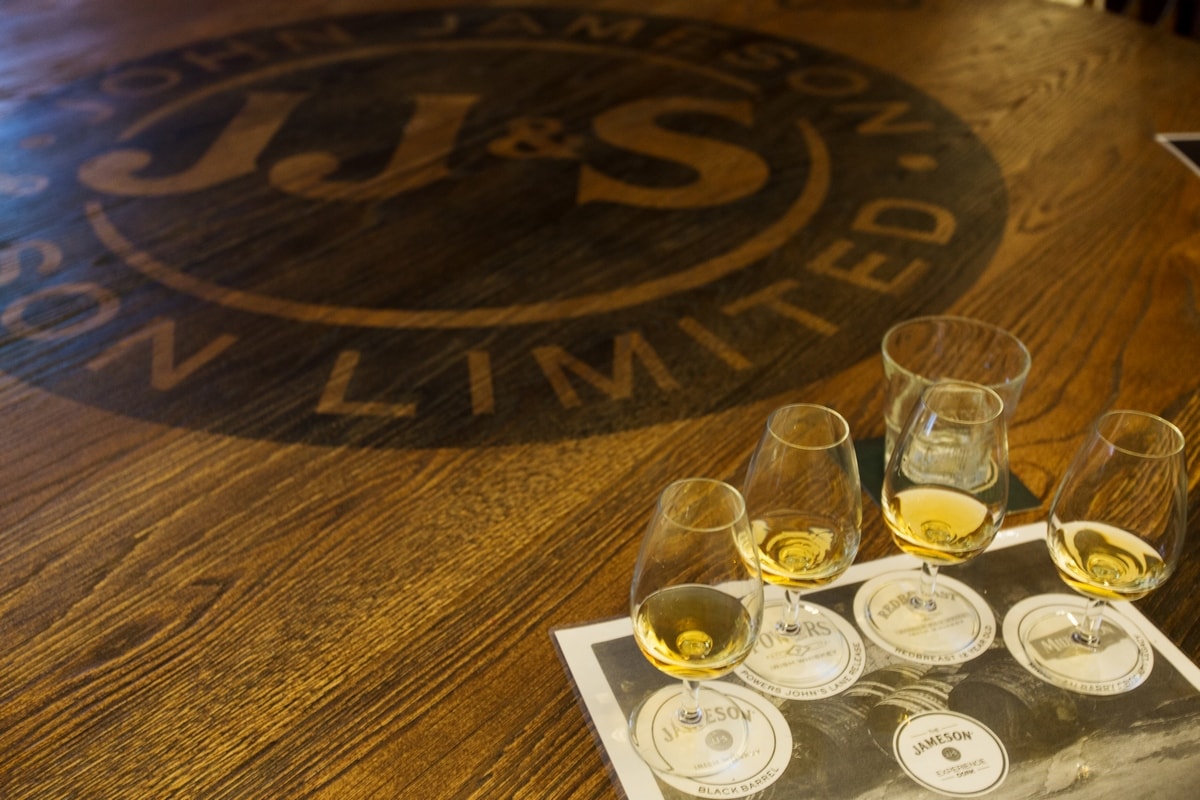 A distillery tour of Ireland. Jameson.