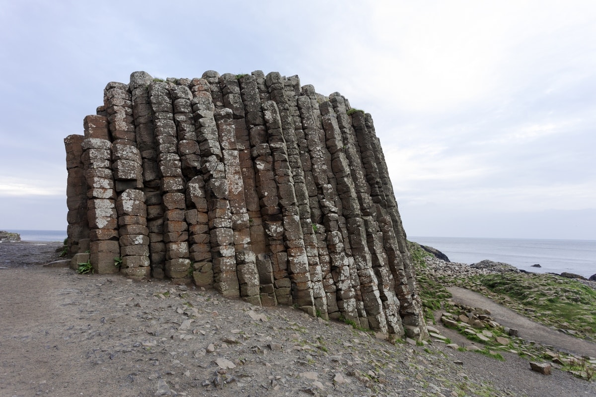 Visiting the Giant's Causeway one autumn morning.
