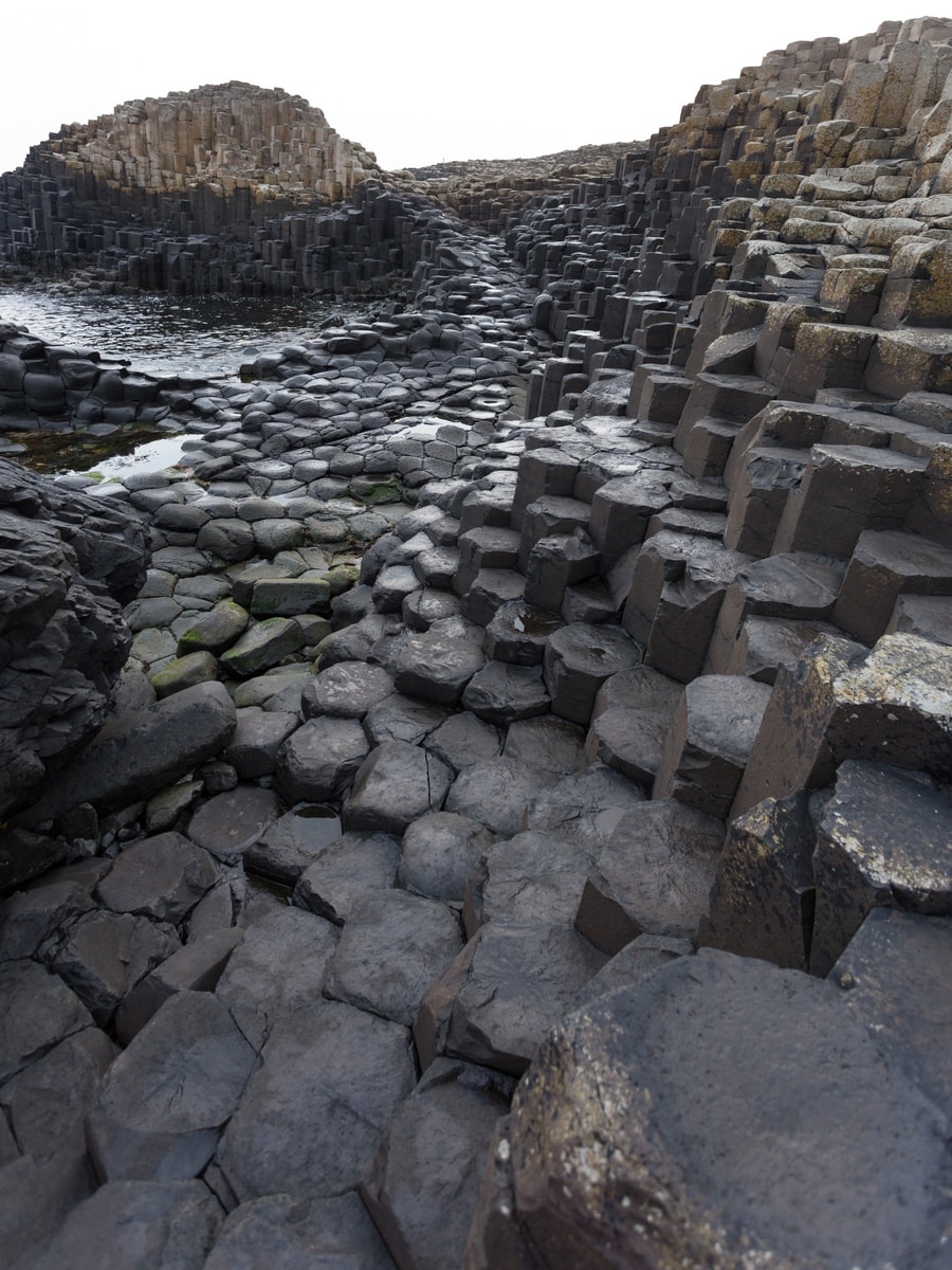 Visiting the Giant's Causeway one autumn morning.