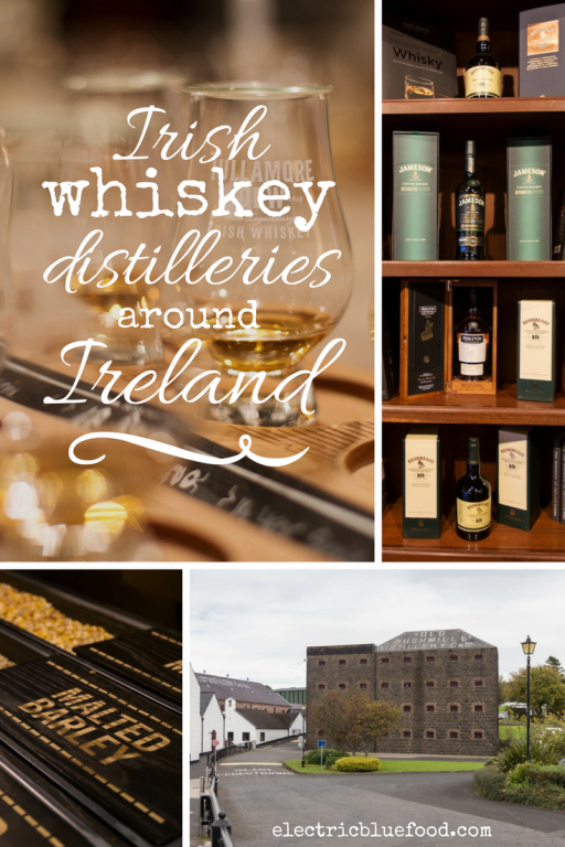 Visiting Irish whiskey distilleries around Ireland.