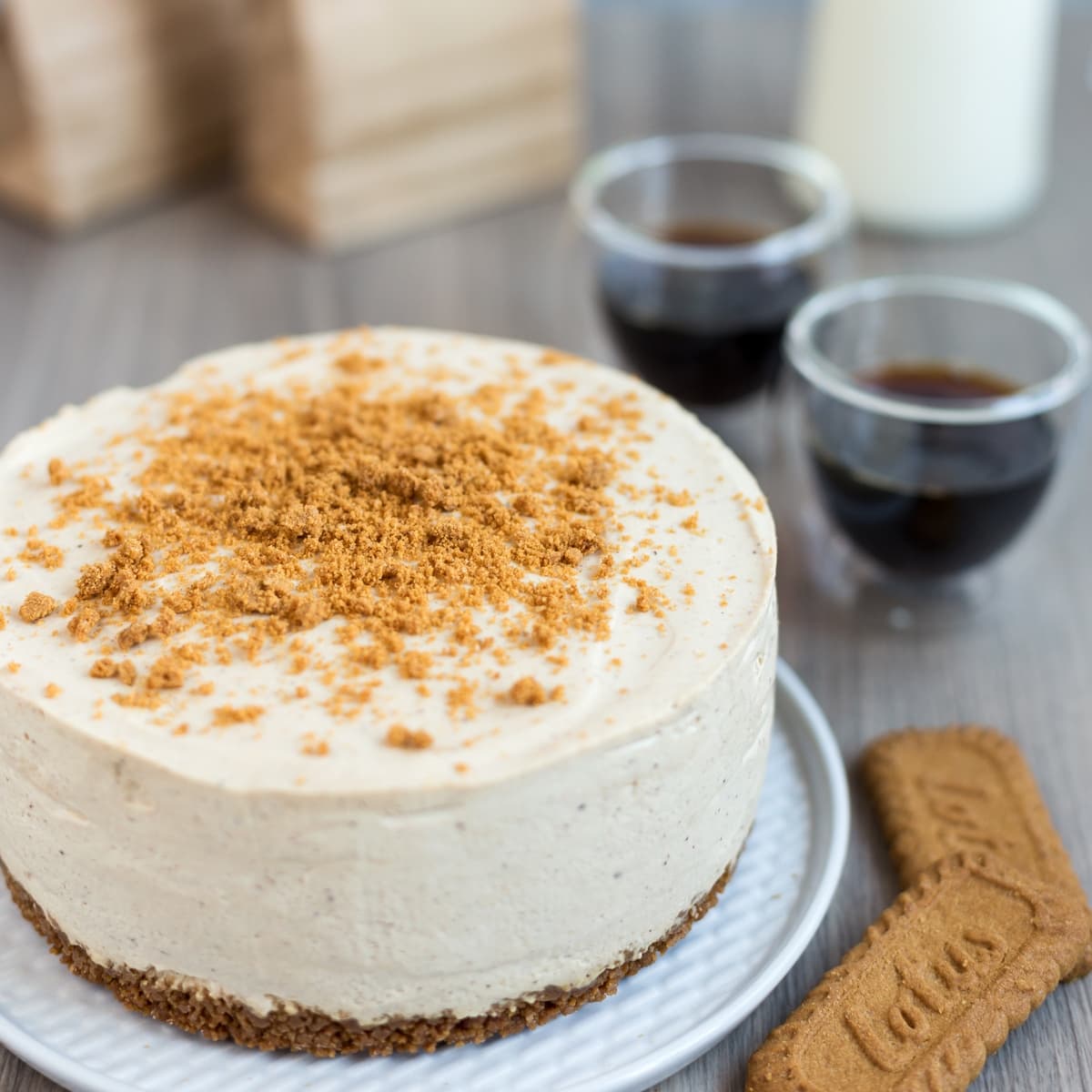 Gingerbread cheesecake, a real treat for the Christmas season