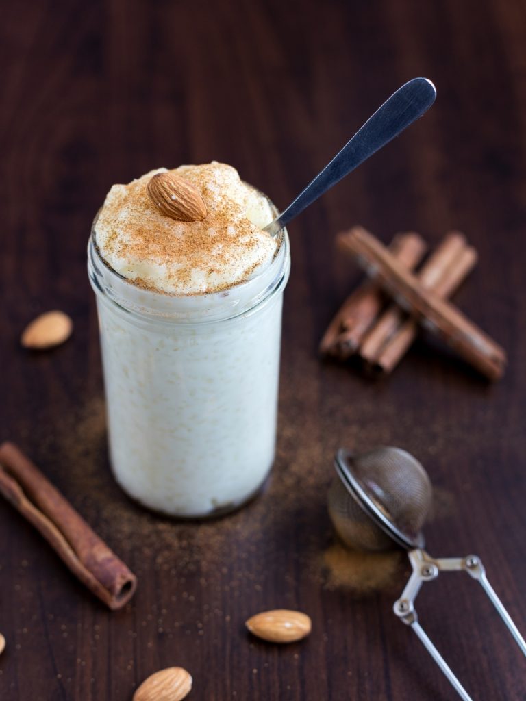 Risgrynsgröt is a rice pudding traditionally served for Christmas in Sweden.