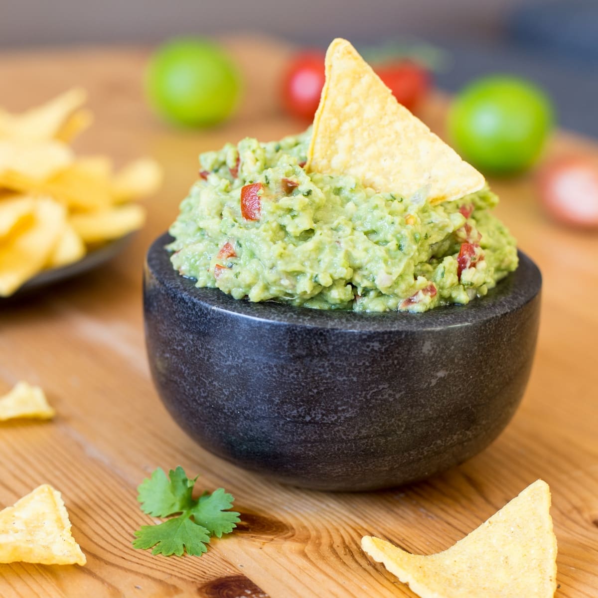 Chunky guacamole - more than just a dip! This version is chunky and full of flavour.