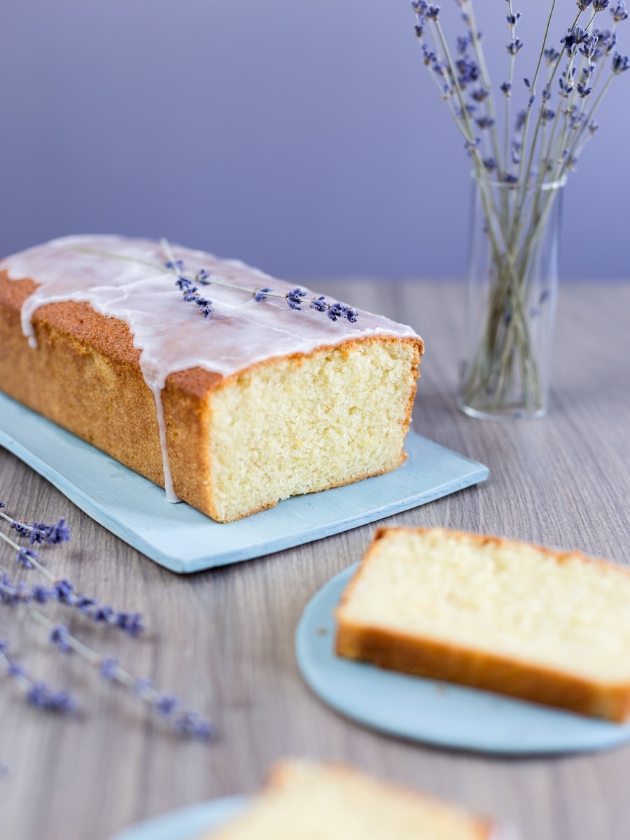 Lemon Lavender Cake Loaf. An easy recipe for a loaf cake that tastes like summer.