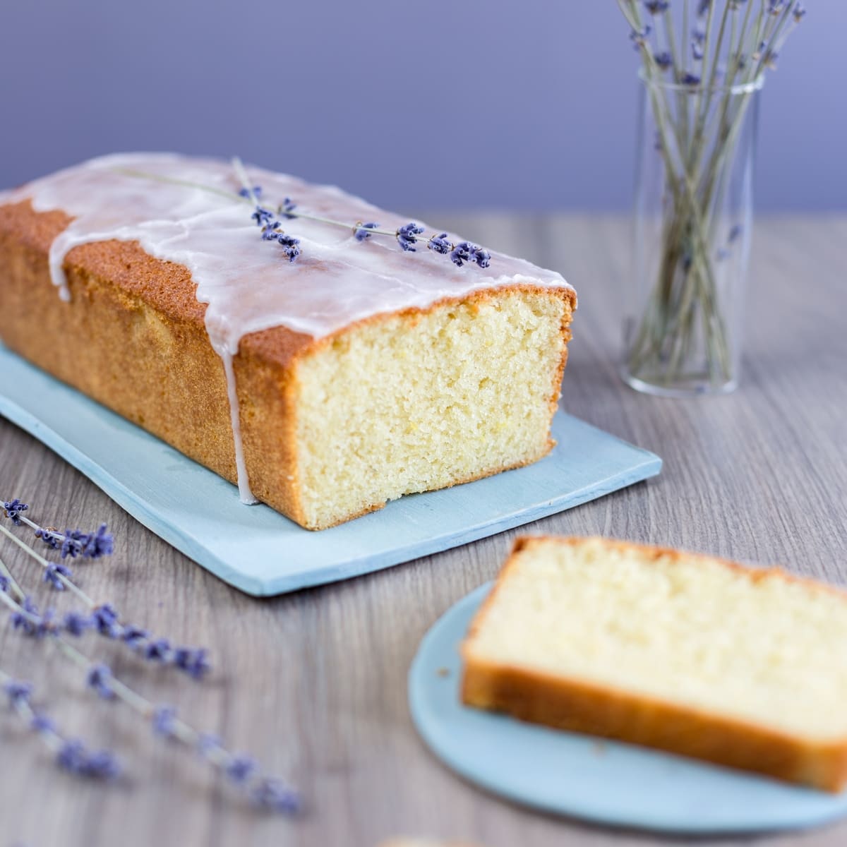 Lemon and Lavender Cake Loaf. An easy recipe for a loaf cake that tastes like summer.