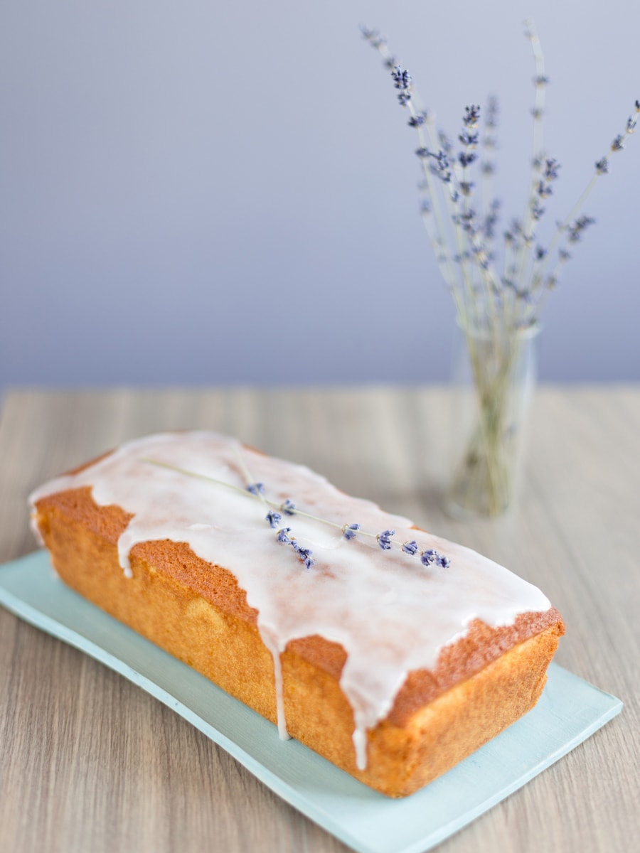 Lemon Lavender Cake Loaf. An easy recipe for a loaf cake that tastes like summer.