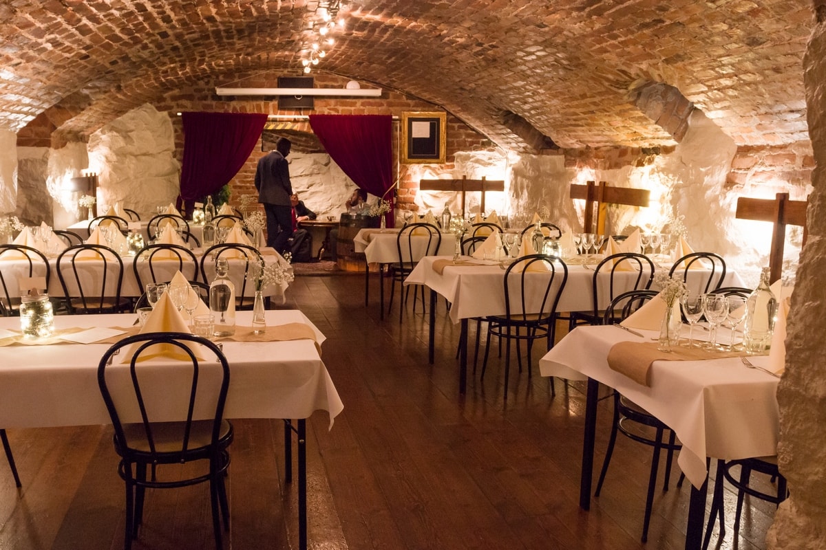 Stockholmsbit's venue En Trappa Ner, where I had my wedding reception at my Stockholm wedding