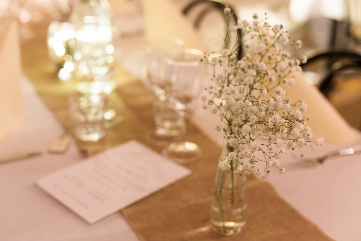 DIY wedding table decorations. My wedding reception food and decorations.