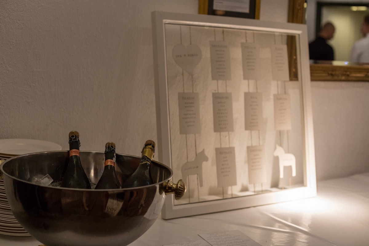 Seating chart made from an old window. My wedding reception food and decorations.