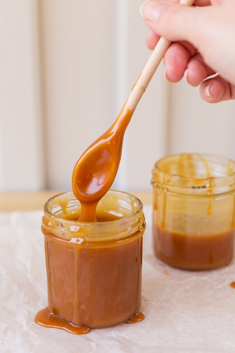 Salted caramel sauce