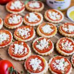 Tomato mustard mini tarts