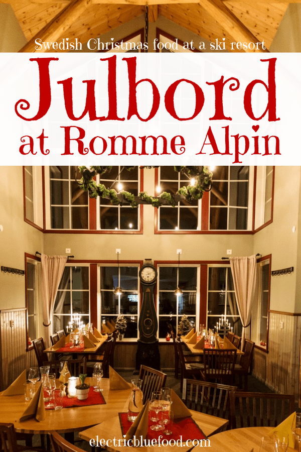 Julbord at Romme Alpin