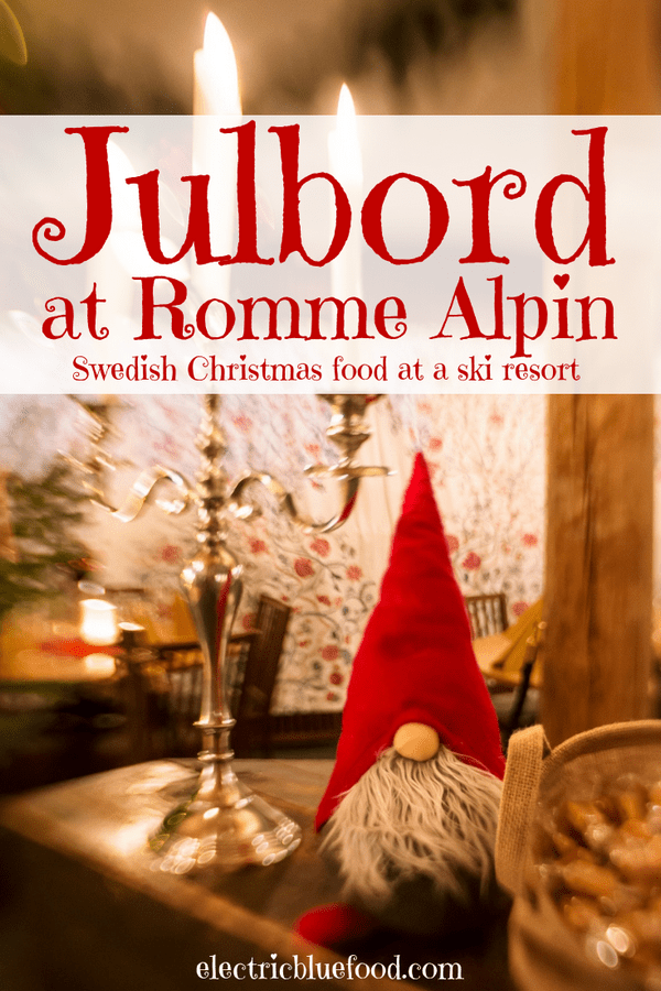 Julbord at Romme Alpin