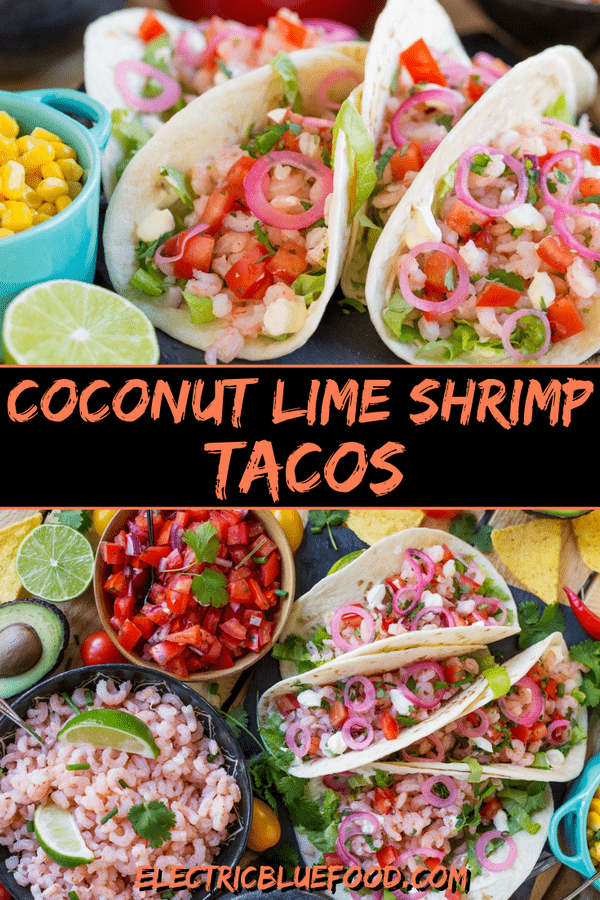 Coconut lime shrimp tacos