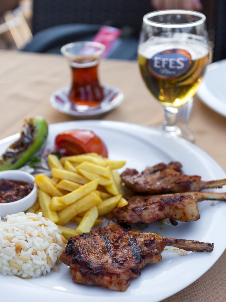 Rooftop dining in Istanbul 