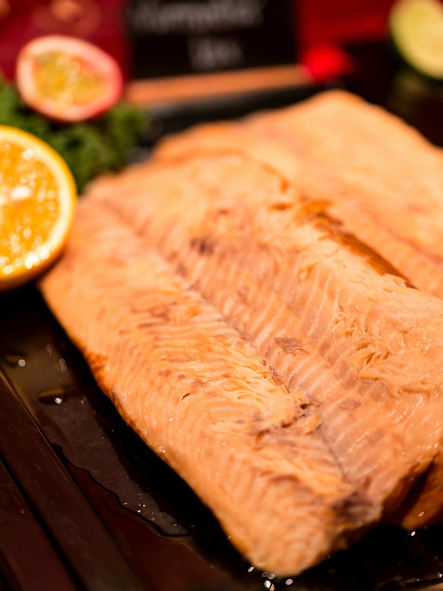 Baked salmon