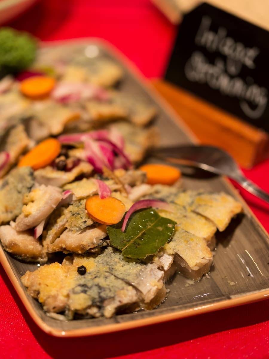 julbord food: sill