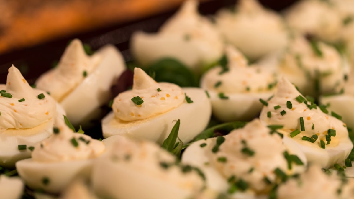 julbord deviled eggs