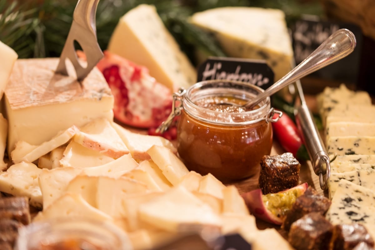 julbord cheese romme alpin