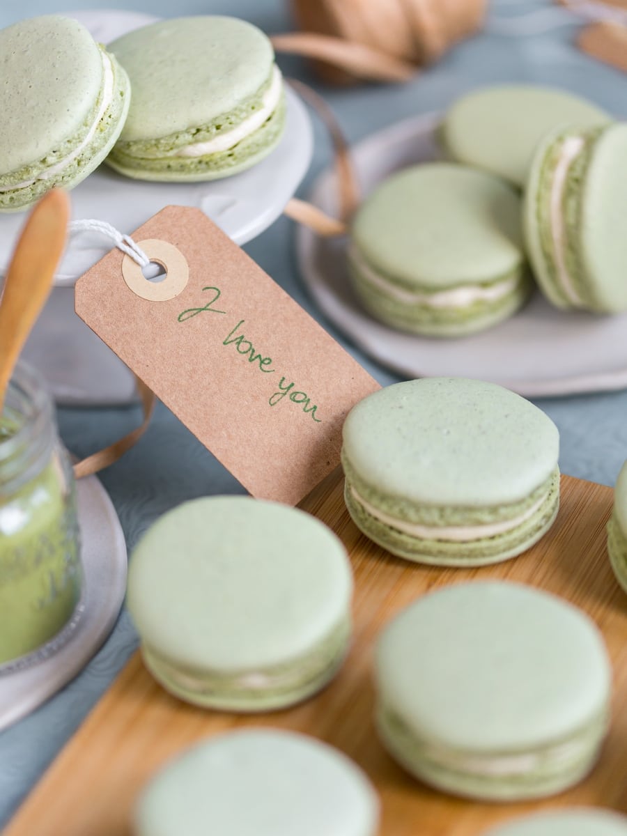 Valentine's Day macarons