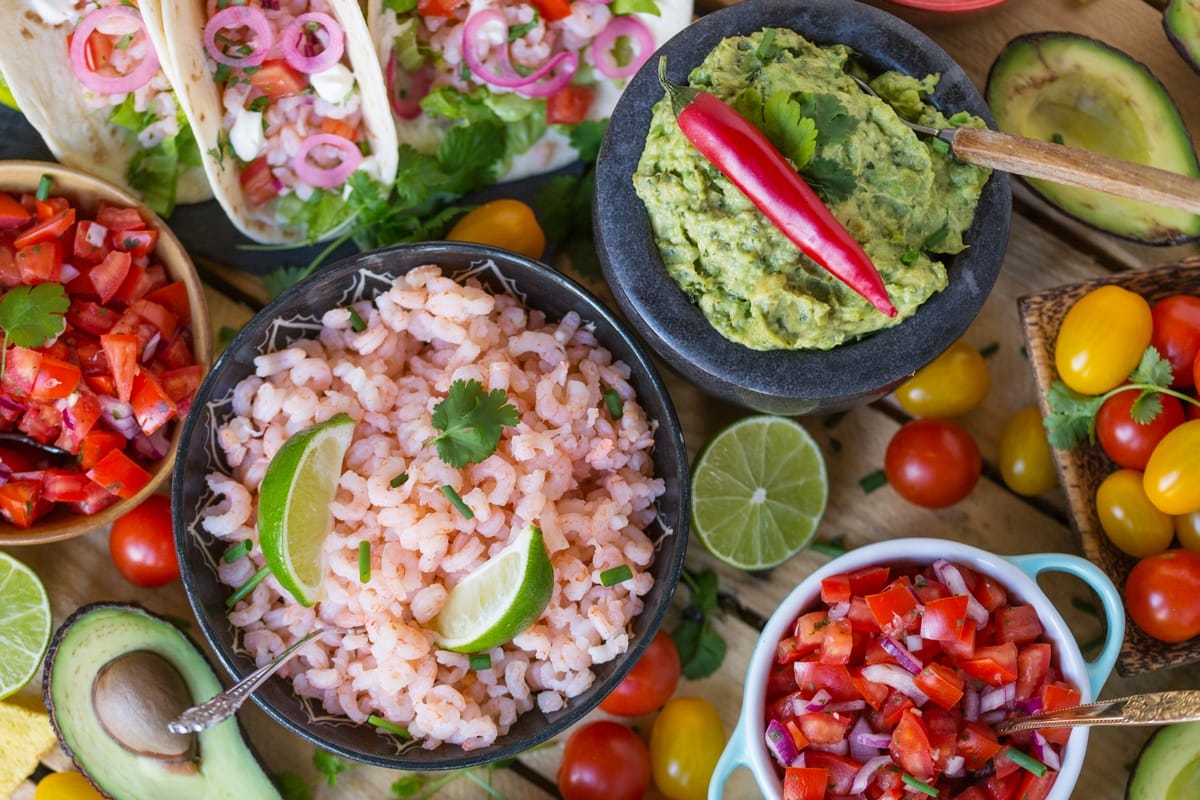 Coconut lime shrimp tacos