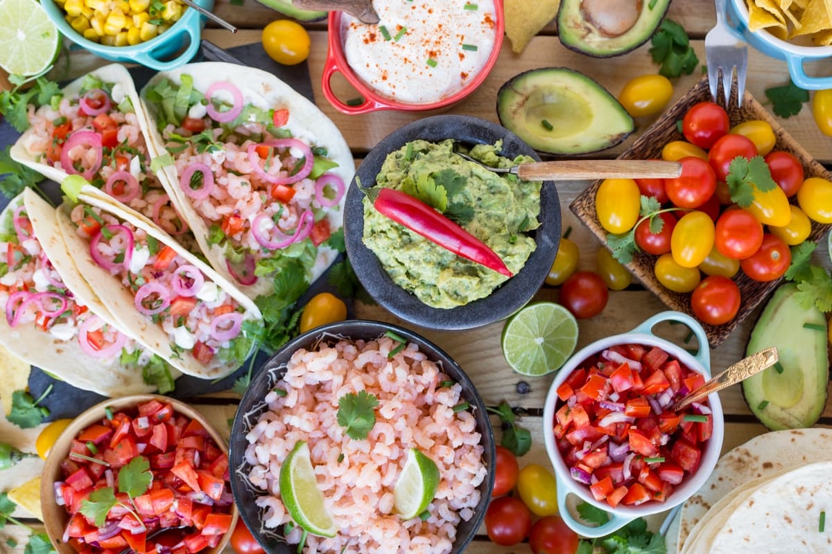 Coconut lime shrimp tacos