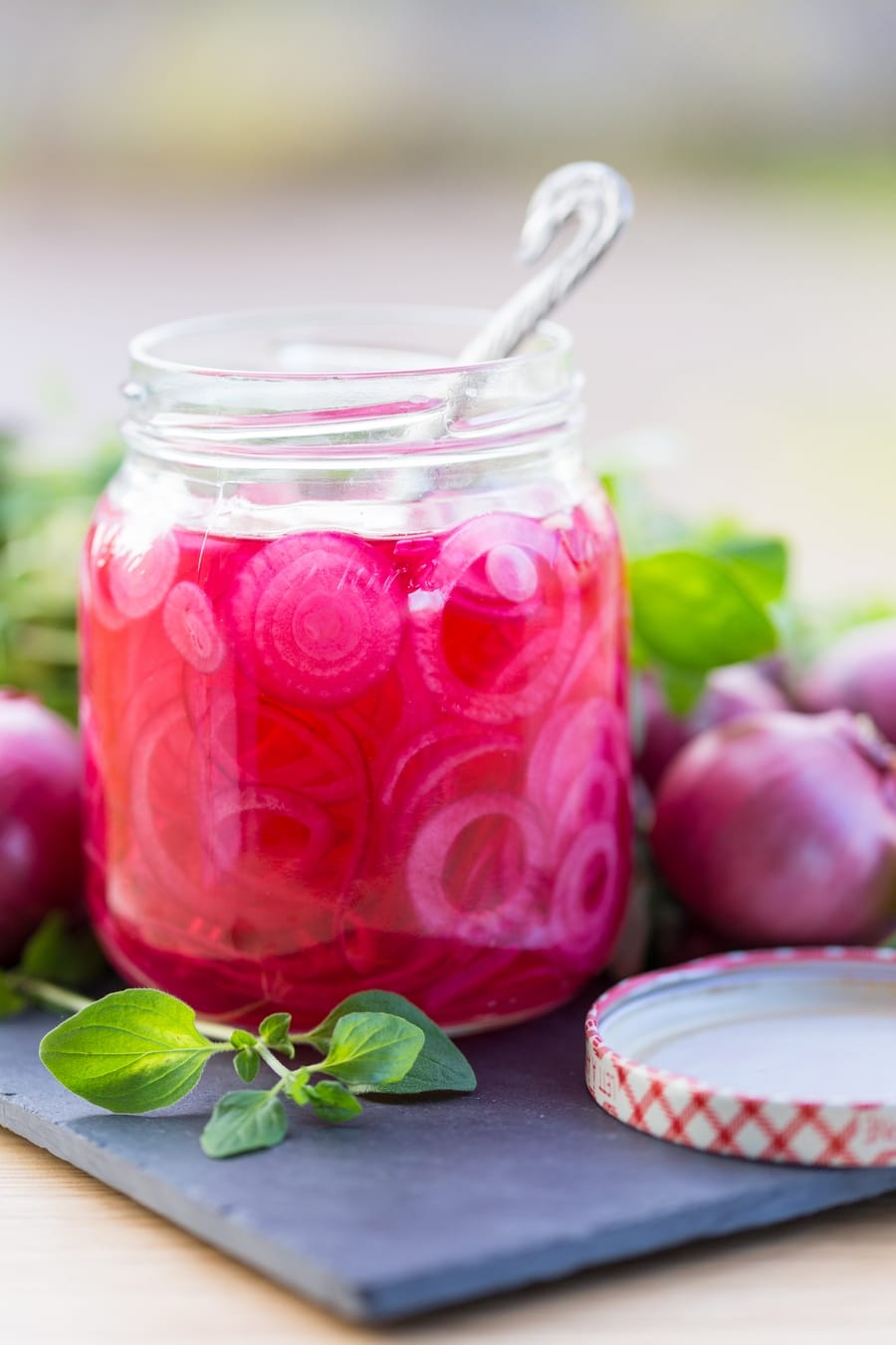 pickled red onion