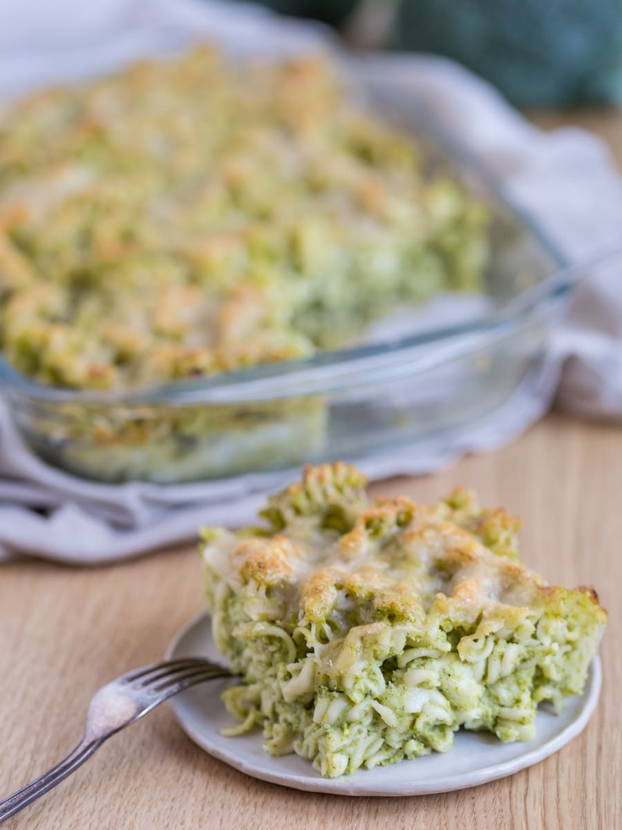 baked broccoli pasta gratin