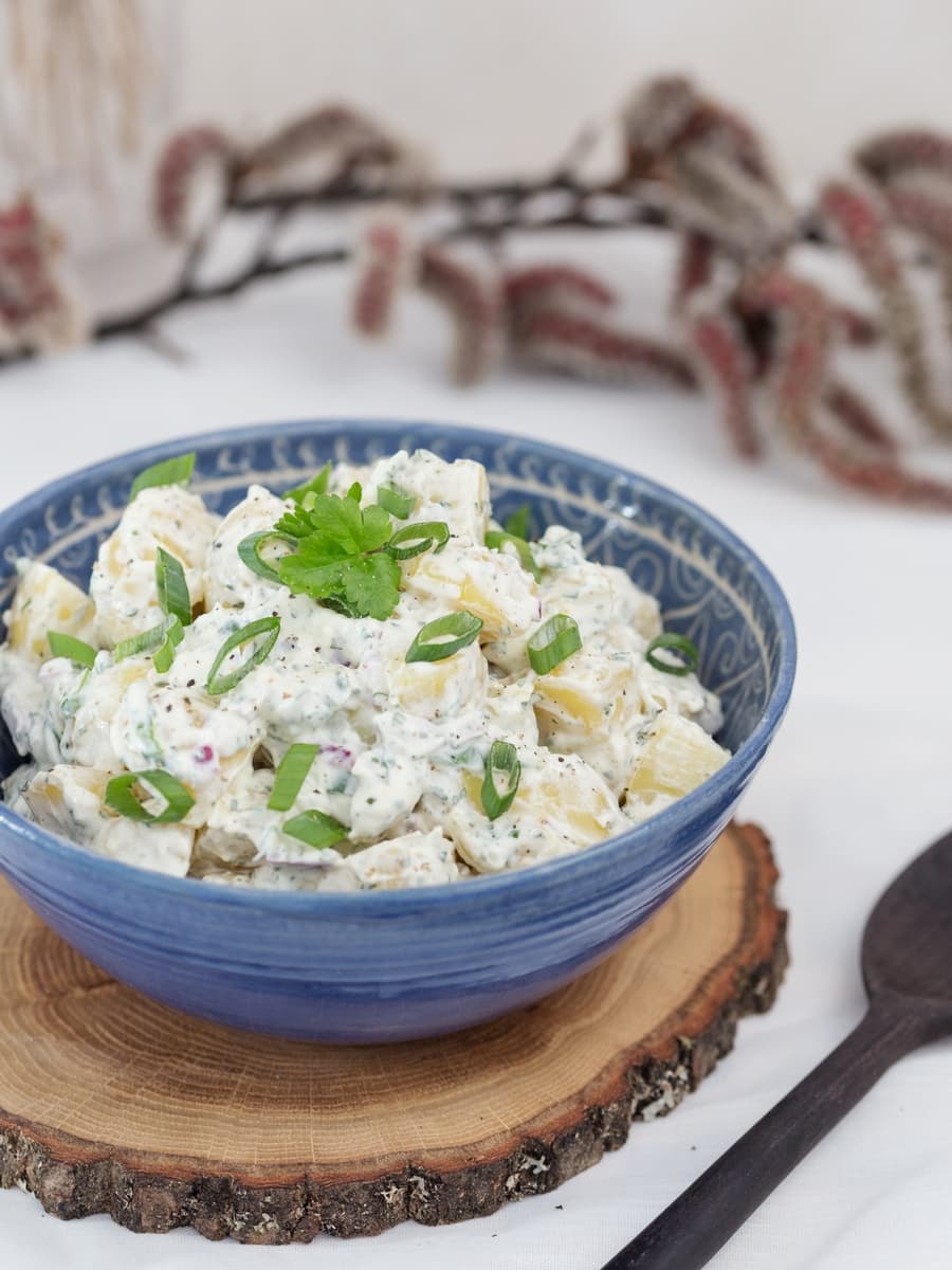 spring onion potato salad