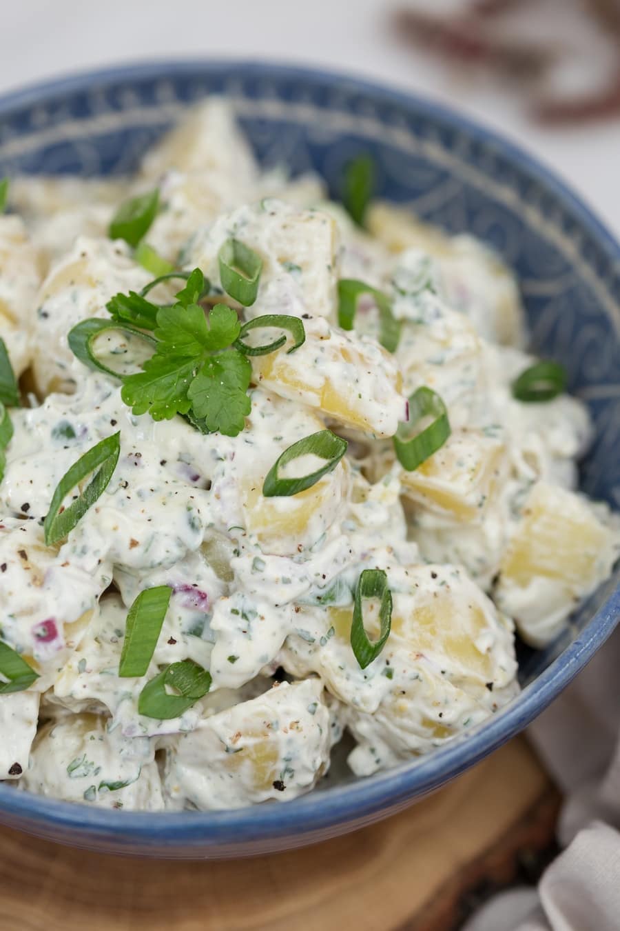 spring onion potato salad