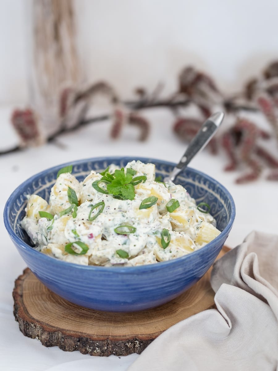 spring onion potato salad