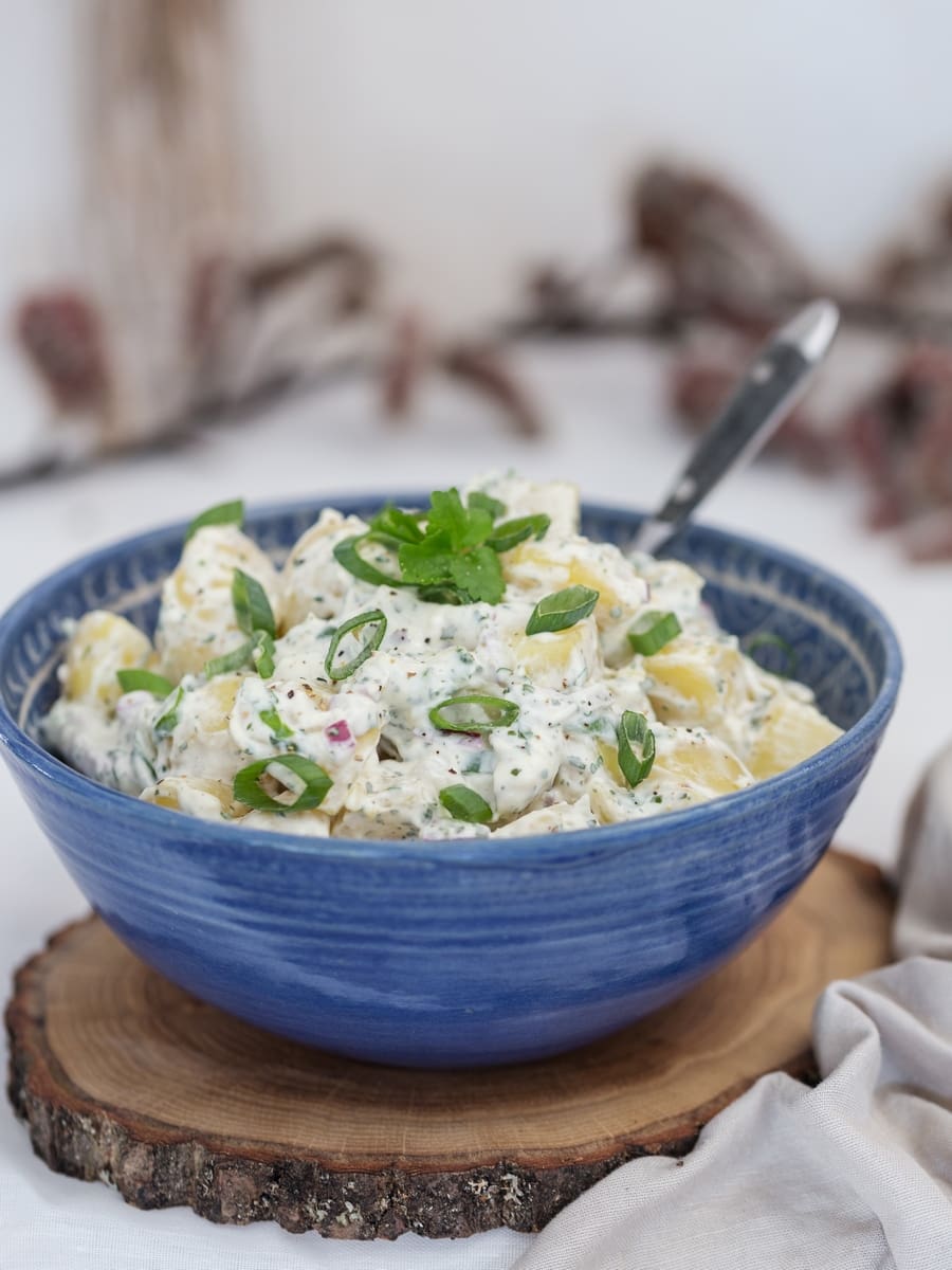 spring onion potato salad