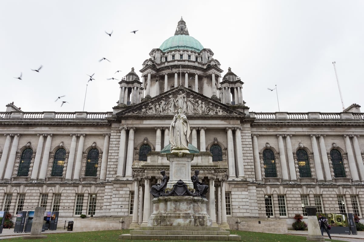 Belfast City Hall facade - northern ireland itinerary
