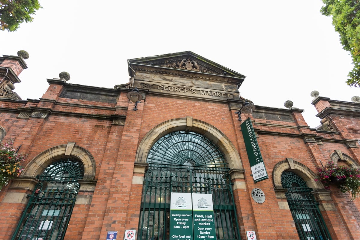st george's market in belfast